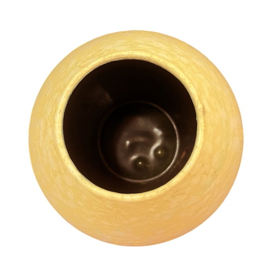 Image 1 of Vase Gramann Keramik en céramique jaune, Allemagne, années 1970