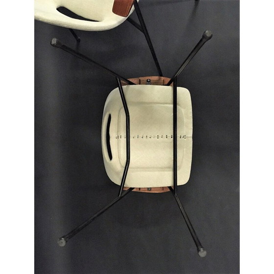 Image 1 of Paire de fauteuils bridge vintage modèle Tonneau par Pierre Guariche - Edition Steiner - 1954