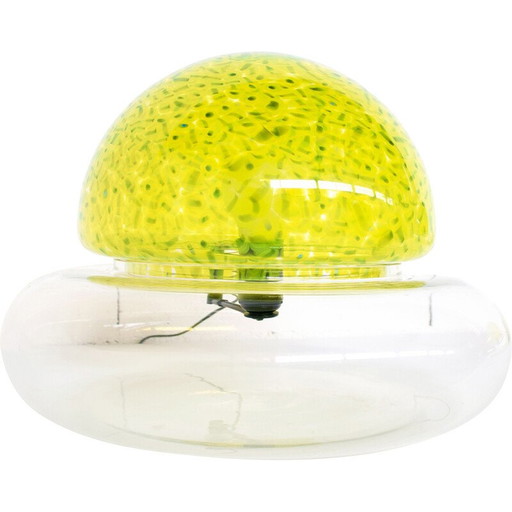Lampe vintage Poveglia en verre soufflé par Gae Aulenti pour Vistosi, 1969s