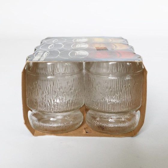 Image 1 of Verres à boire Vintage Riihimäki New In Box Finnish Design Glass