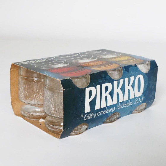 Image 1 of Verres à boire Vintage Riihimäki New In Box Finnish Design Glass