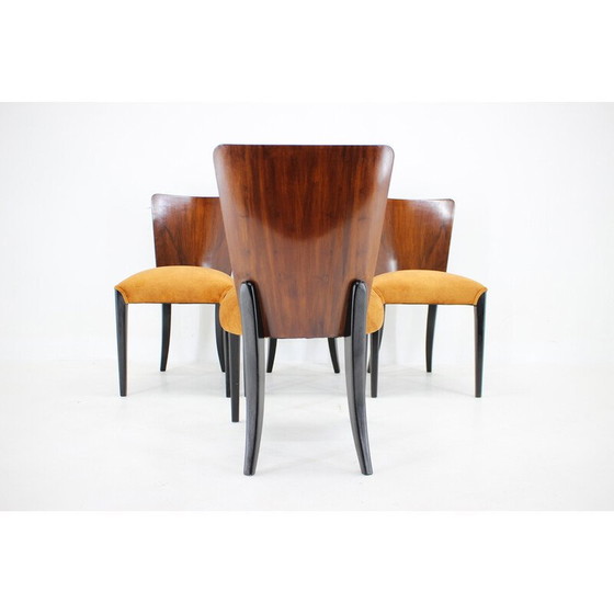 Image 1 of Ensemble de 4 chaises de salle à manger vintage H-214 par Jindrich Halabala pour Up Závody, années 1950