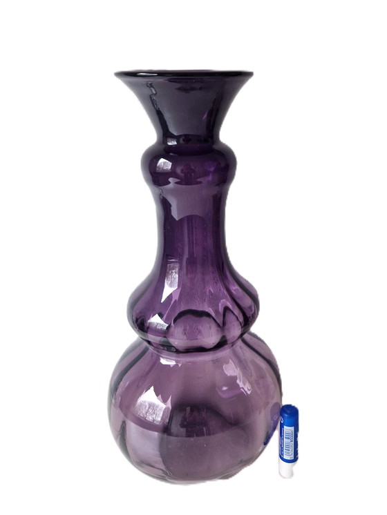Image 1 of Grand vase vintage violet - 38.5 cm