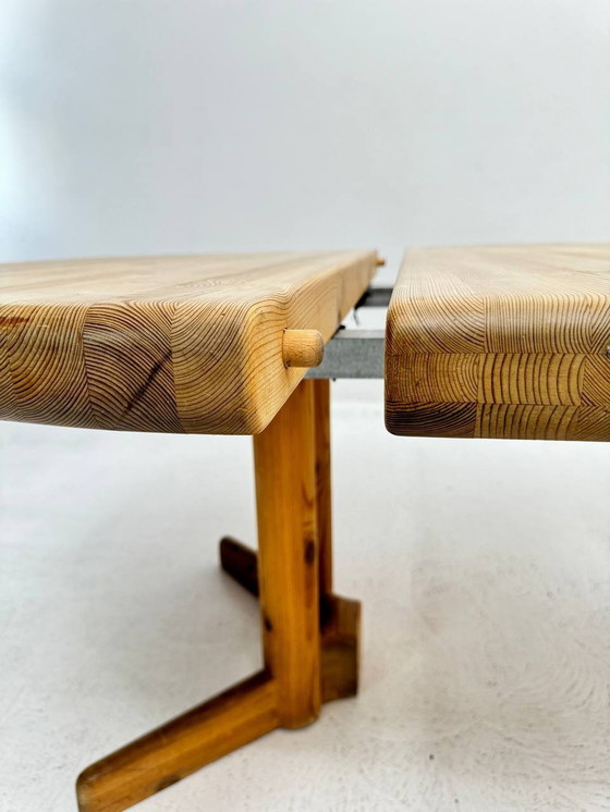 Image 1 of Table de salle à manger extensible en pin Von Rainer Daumiller, Design + Handwerk