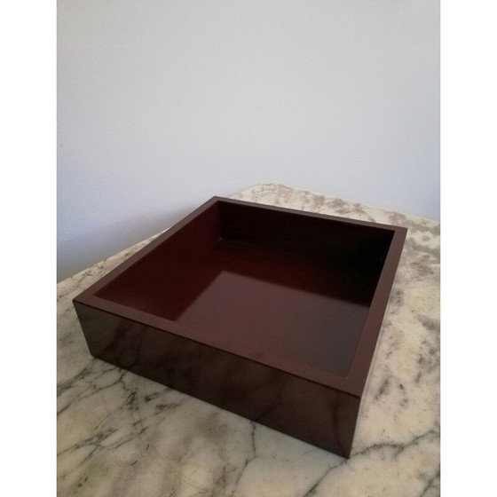 Image 1 of Boîte vintage en stratifié et bambou par Tommaso Barbi, 1970