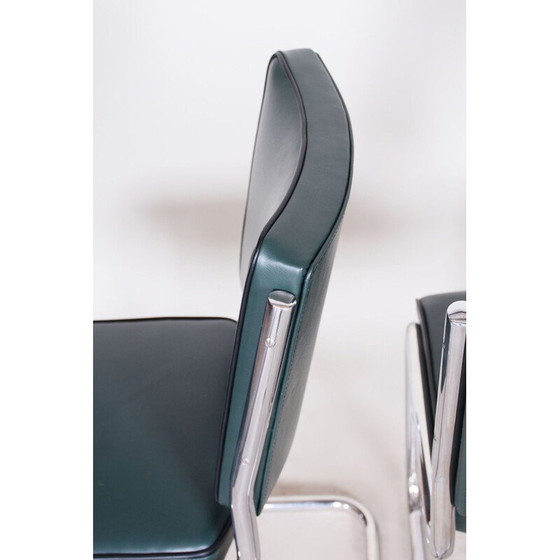 Image 1 of Ensemble de 4 chaises de salle à manger Bauhaus vintage par Anton Lorenz pour Slezak Factories