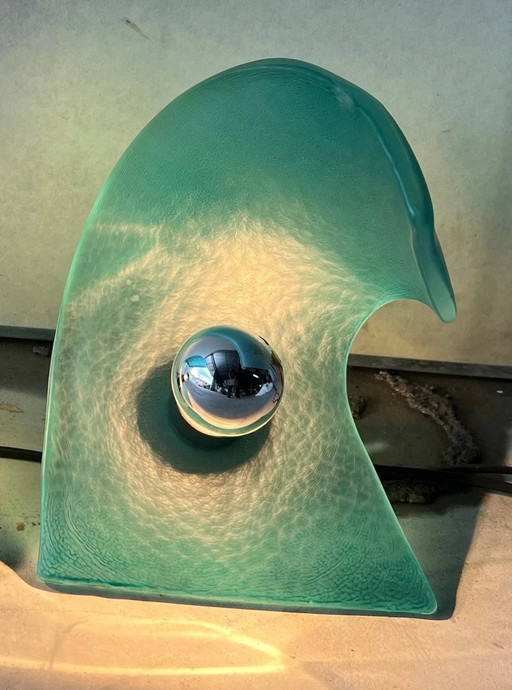 Lampe de table (1), Mid Century Modern, Art Deco, De Majo, Murano Glass, Luxury Vintage, Rare