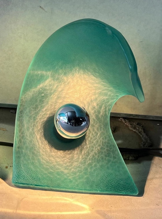 Image 1 of Lampe de table (1), Mid Century Modern, Art Deco, De Majo, Murano Glass, Luxury Vintage, Rare