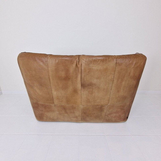 Image 1 of Canapé vintage 2 places en cuir cognac par Gerard van den Berg pour Montis, 1980