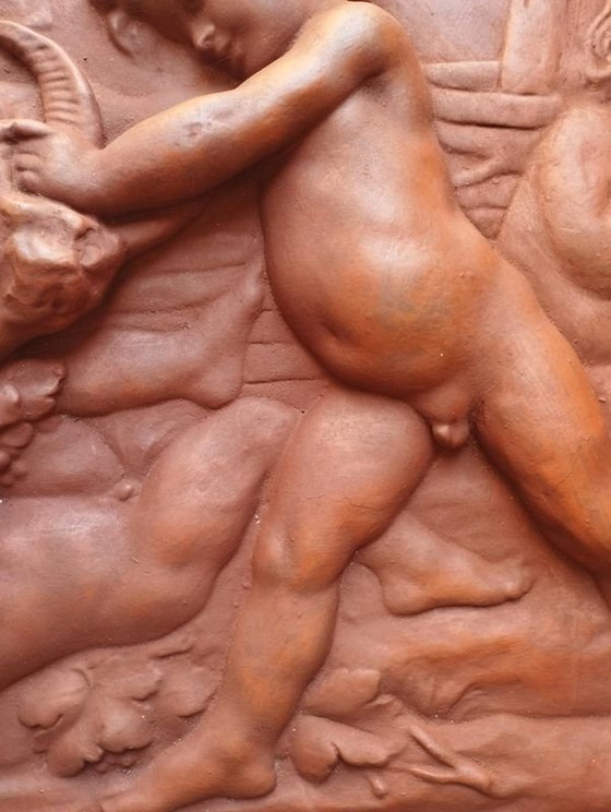 Image 1 of Grand Bas-Relief D' Après Edme Bouchardon