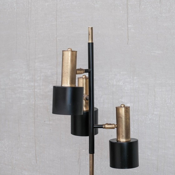 Image 1 of Lampadaire Vintage No.2 en laiton, Hollande 1970