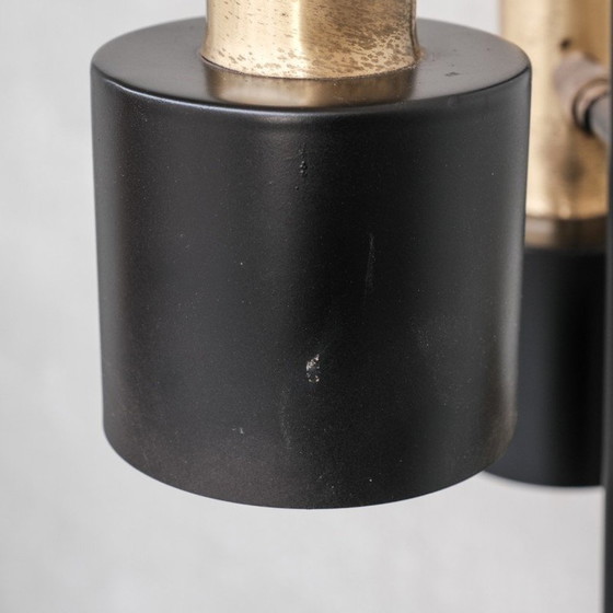 Image 1 of Lampadaire Vintage No.2 en laiton, Hollande 1970