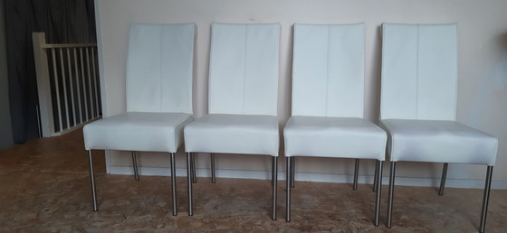 Image 1 of 4x Toledo Dining Chair White.