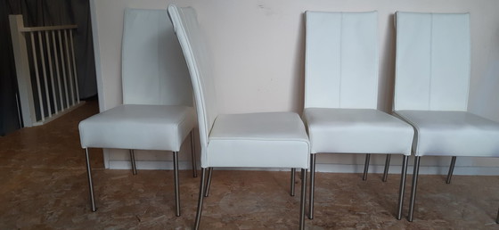 Image 1 of 4x Toledo Dining Chair White.