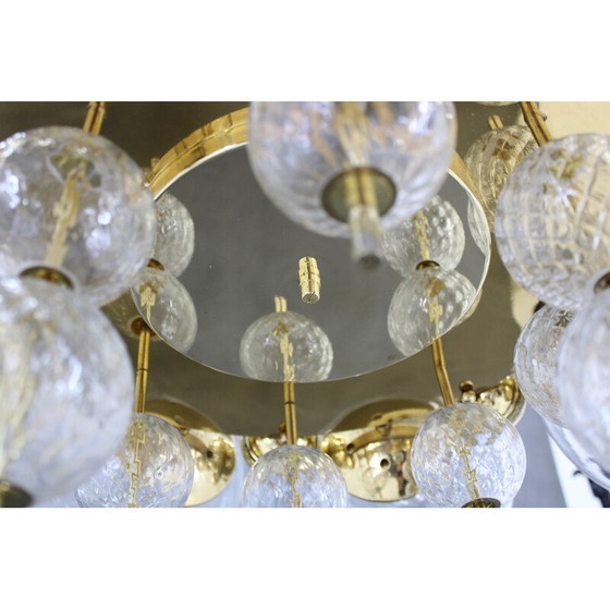 Image 1 of Lustre vintage en laiton par Kamenicky Senov, 1970