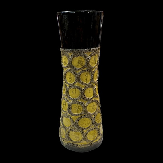 Image 1 of Vase en céramique de lave grasse Strehla Keramik, Allemagne 1970S.