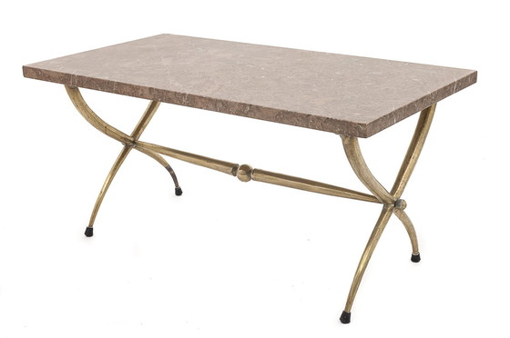 Image 1 of Table Basse En Marbre Par Raymond Subes