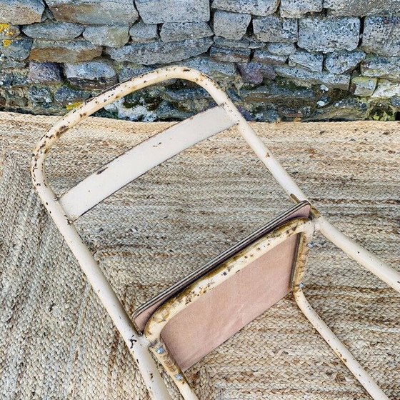 Image 1 of Paire de chaises d'embarquement vintage