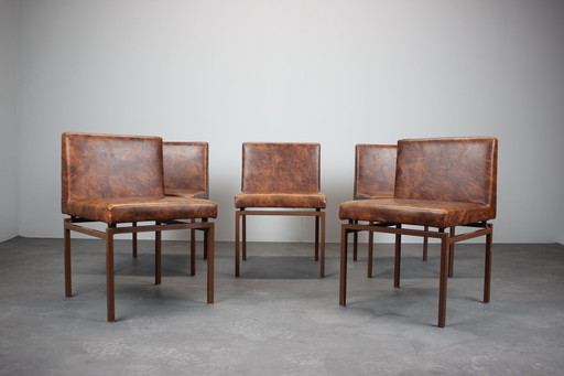 Chaises du milieu du siècle par Kroměříž, 1950