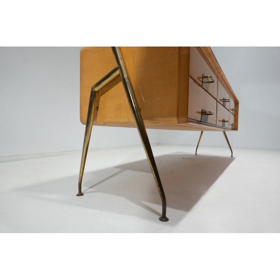 Image 1 of Buffet à miroirs du milieu du siècle par Silvio Cavatorta ,Italie 1958