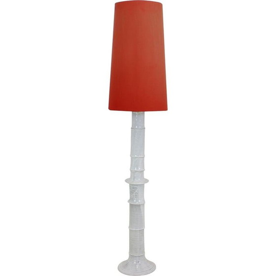 Image 1 of Lampadaire vintage en céramique émaillée, Tchécoslovaquie 1970