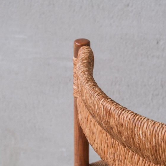 Image 1 of Ensemble de 4 chaises vintage par Charlotte Perriand pour Robert Sentou, France 1870