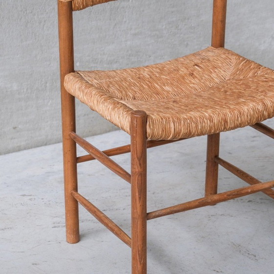 Image 1 of Ensemble de 4 chaises vintage par Charlotte Perriand pour Robert Sentou, France 1870