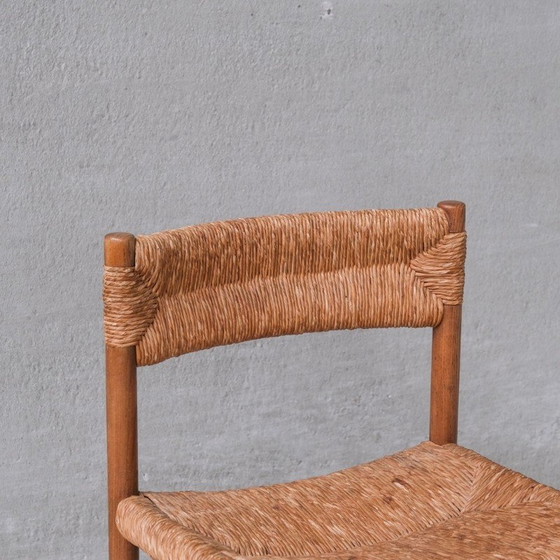 Image 1 of Ensemble de 4 chaises vintage par Charlotte Perriand pour Robert Sentou, France 1870