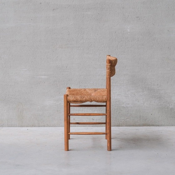 Image 1 of Ensemble de 4 chaises vintage par Charlotte Perriand pour Robert Sentou, France 1870