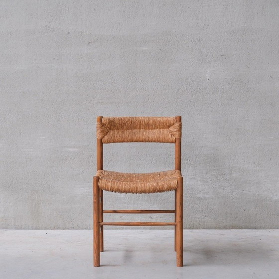 Image 1 of Ensemble de 4 chaises vintage par Charlotte Perriand pour Robert Sentou, France 1870