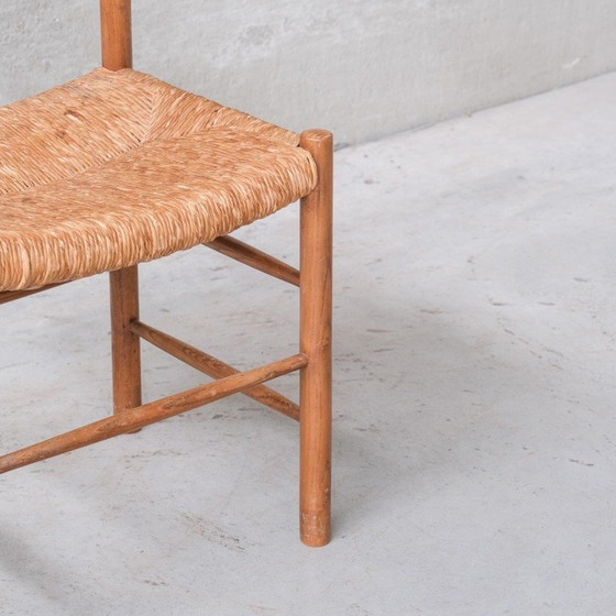 Image 1 of Ensemble de 4 chaises vintage par Charlotte Perriand pour Robert Sentou, France 1870