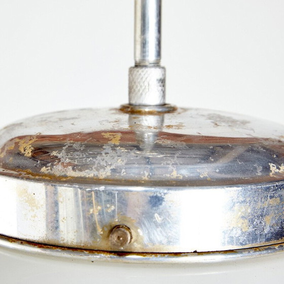 Image 1 of Lampe pendante en verre vintage 1970