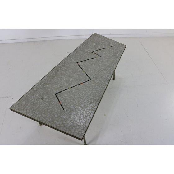 Image 1 of Table basse vintage en mosaïque de Berthold Müller, Allemagne 1960
