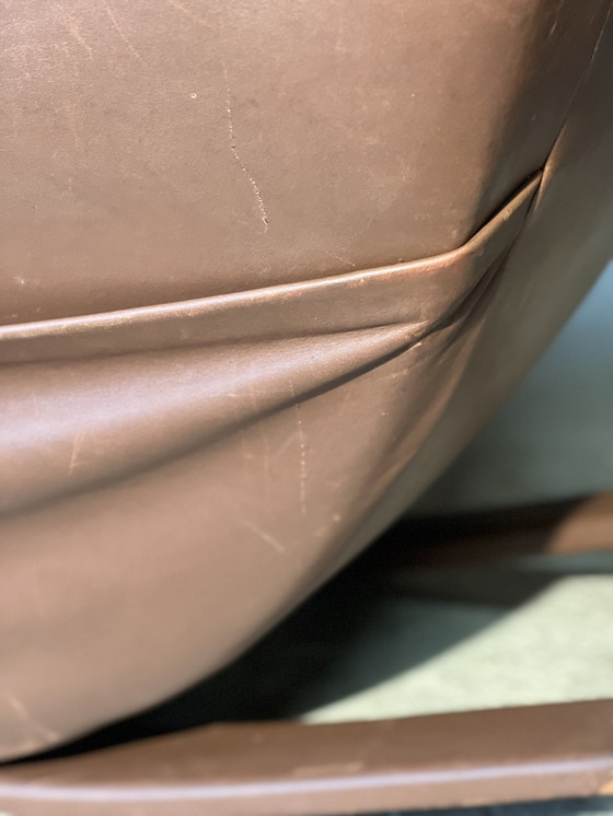 Image 1 of Paire De Fauteuils À Bascule De Sede, Suisse 1970 En Cuir Marron 