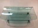 Fiam Italian Curved Glass TV Furniture/Saloon Table
