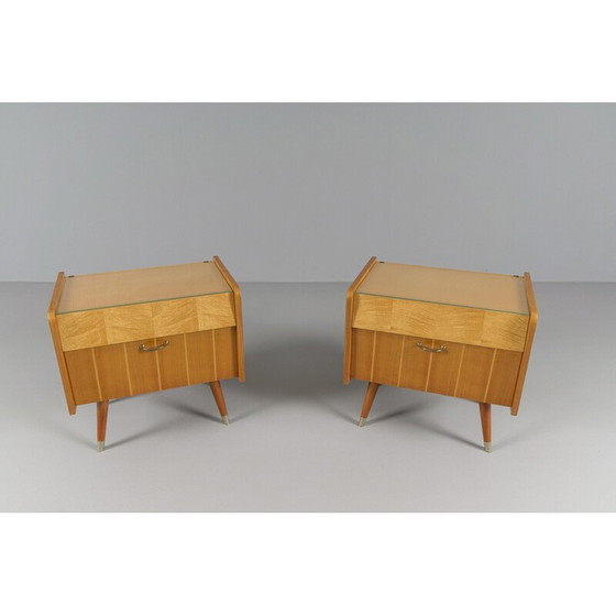 Image 1 of Paire de tables de nuit vintage
