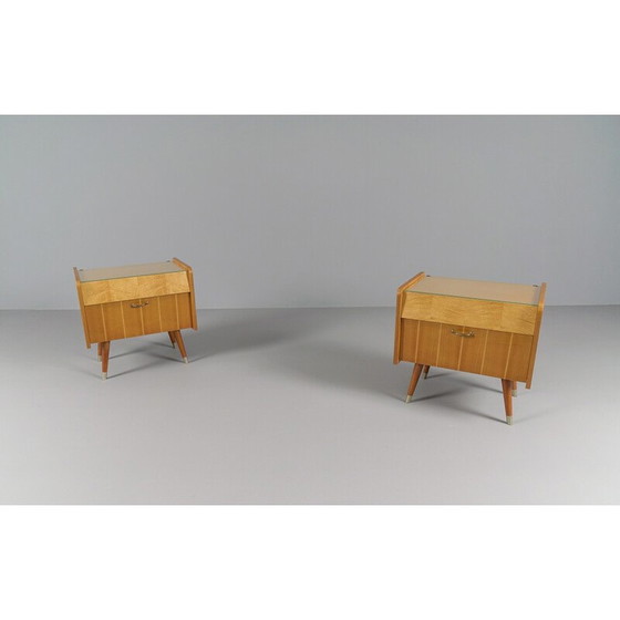 Image 1 of Paire de tables de nuit vintage
