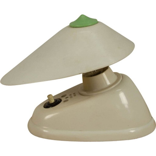 Lampe de table vintage en bakélite blanche, 1960