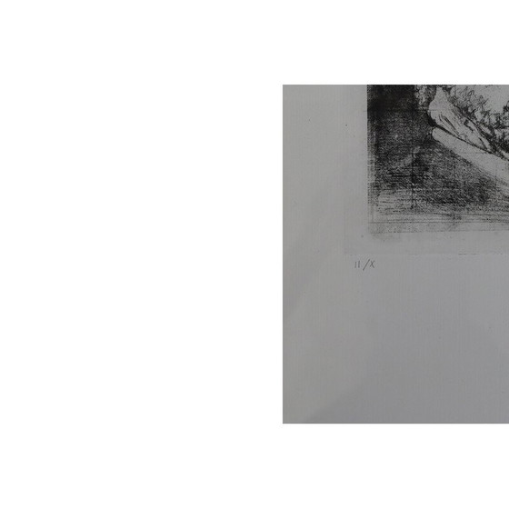 Image 1 of Peinture vintage sur papier de Maurizio Bini, 1960