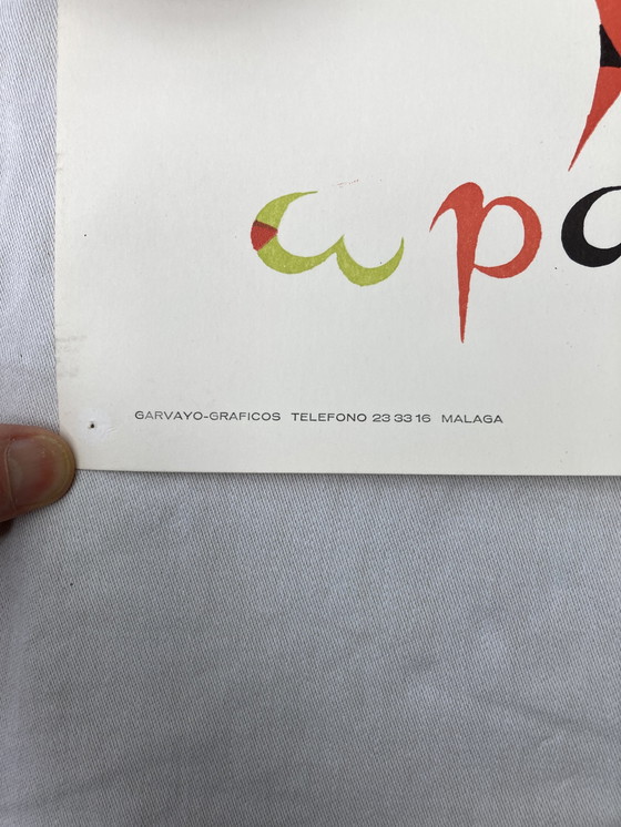 Image 1 of 2 Affiches Vintage, Exposition, Hommage À Pablo Picasso