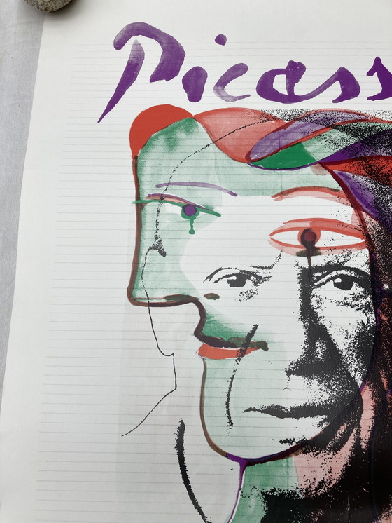 Image 1 of 2 Affiches Vintage, Exposition, Hommage À Pablo Picasso