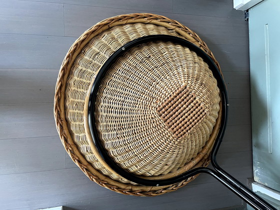 Image 1 of FAUTEUIL RATTAN EASY des années 1960 PAR ROHÉ NOORDWOLDE