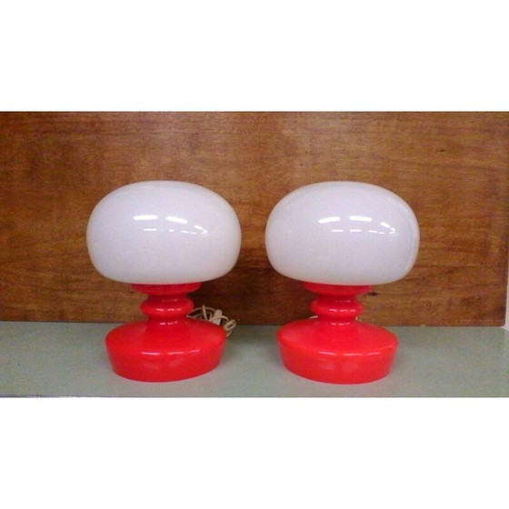 Image 1 of Paire de lampes de table vintage par Kamenicky Šenov, Tchécoslovaquie 1970