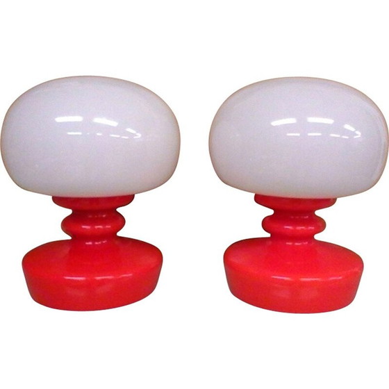 Image 1 of Paire de lampes de table vintage par Kamenicky Šenov, Tchécoslovaquie 1970