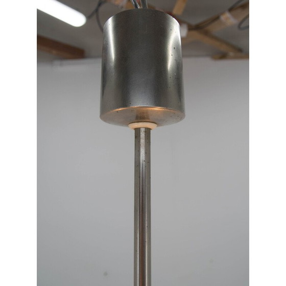 Image 1 of Lustre à 4 flammes du milieu du siècle, Tchécoslovaquie, années 1950