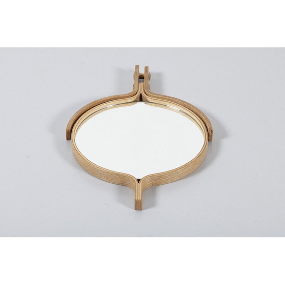 Image 1 of Miroir vintage en chêne et palissandre par Hans-Agne Jakobsson pour Hans-Agne Jakobsson AB Markaryd, 1950