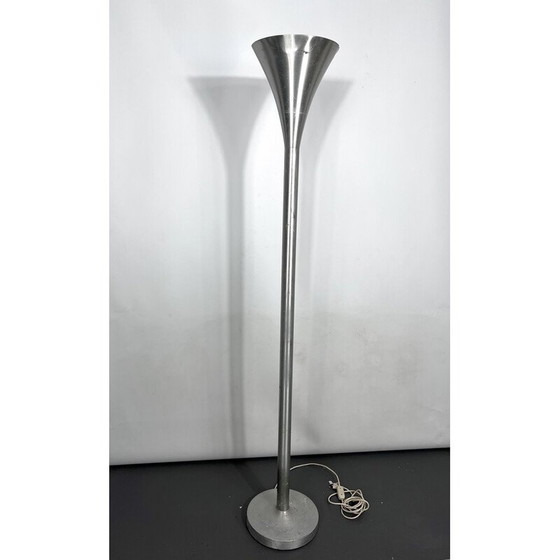 Image 1 of Lampadaire Luminator en aluminium du milieu du siècle par Stilux Milano, Italie, années 1960