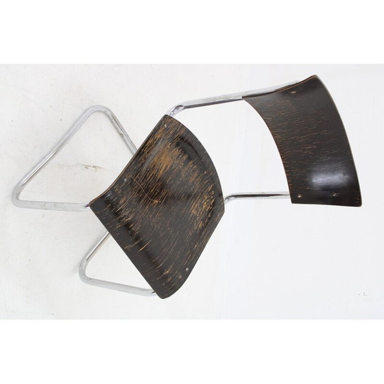 Image 1 of Fauteuil tubulaire Bauhaus de Robert Slezak, Tchécoslovaquie, années 1930