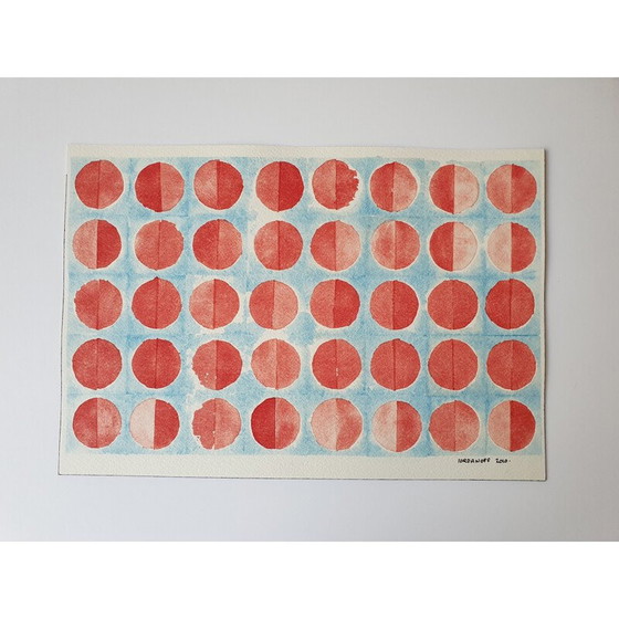 Image 1 of Aquarelle sur papier vintage n 549 Jérémie Iordanoff, 2010