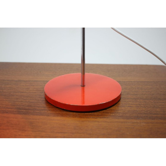Image 1 of Lampe de table vintage rouge de Josef Hurka 1960